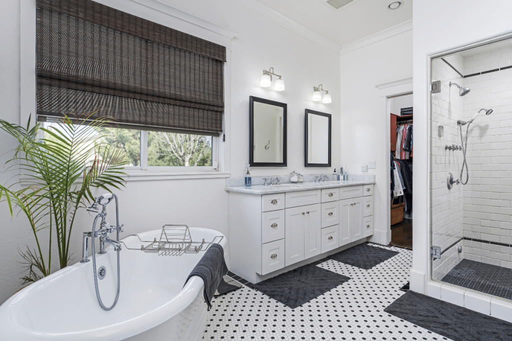 An example of a bathroom designed by bathroom designers near me specialists M3 Trades